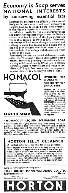 Horton Manufacturing - Homacol Liquid Soaps                      