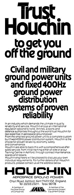 Houchin Ground Power Units. Fixed 400Hz Ground Power Distribution