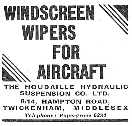 Houdaille Hydraulic Components.Windscreen Wipers                 
