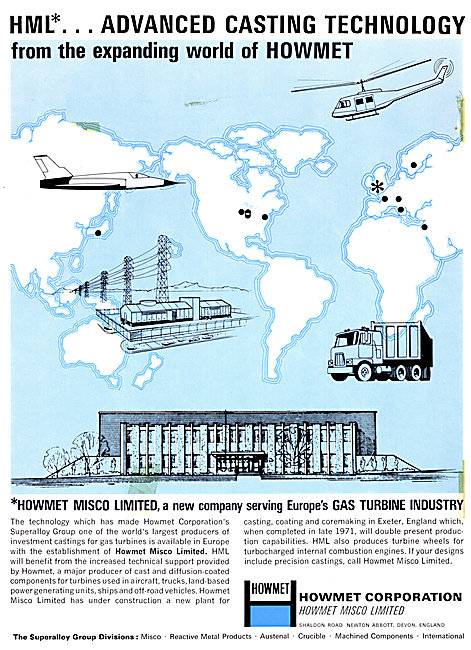 Howmet Corporation - Gas Turbine Components                      