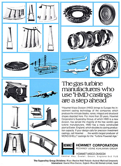 Howmet Corporation - Gas Turbine Components                      