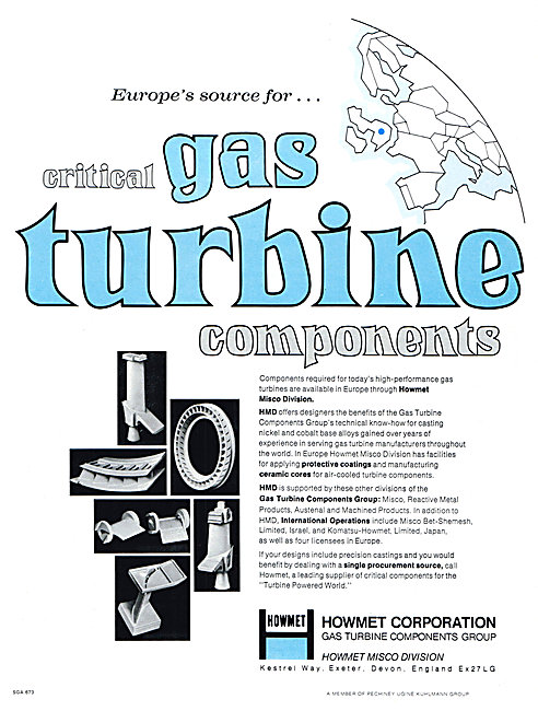 Howmet Corporation - Gas Turbine Components                      