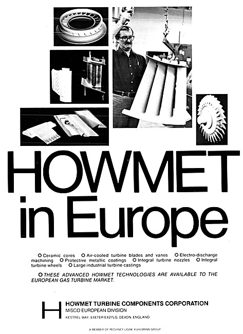 Howmet Corporation - Gas Turbine Components                      