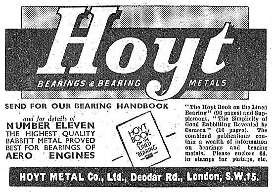 Hoyt Bearings & Bearing Metals                                   
