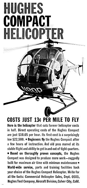 Hughes Compact Helicopter 1961                                   