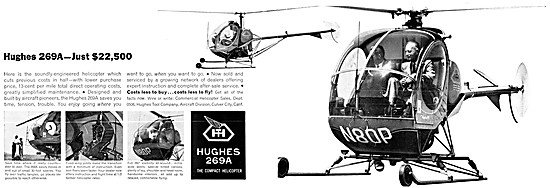 Hughes 269A Helicopter                                           