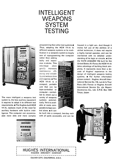 Hughes International HCM 111-A Weapons Testing System            