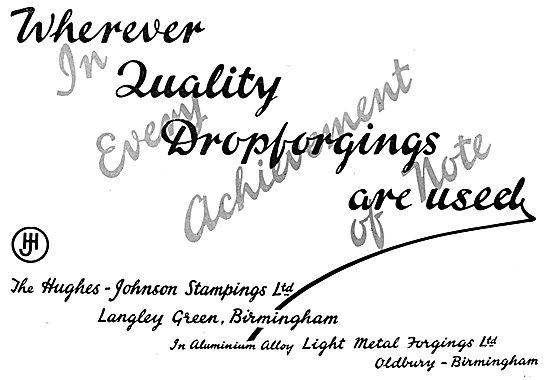 Hughes-Johnson Stampings For The Aircraft Industry               