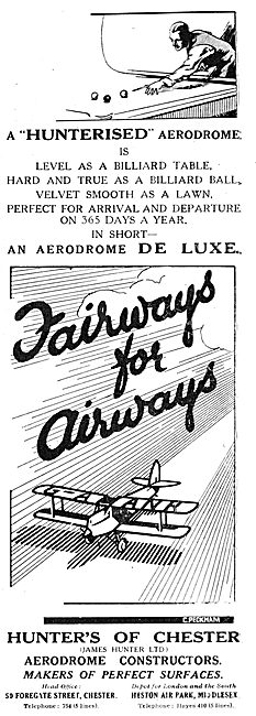 Hunters Of Chester - Hunterised Aerodromes-Fairways For Airways  