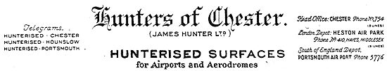 Hunters Of Chester - Hunterised Surfaces For Aerodromes          