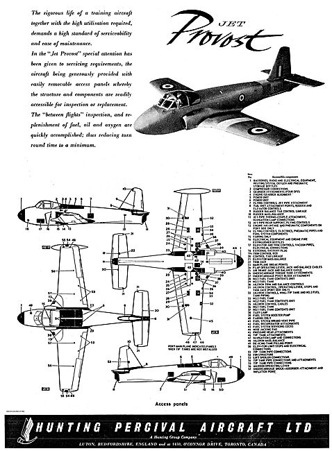 Hunting Percival Jet Provost                                     