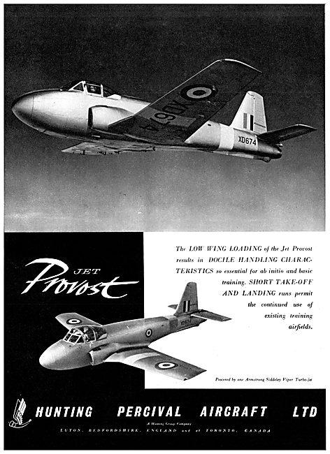 Hunting Percival Jet Provost                                     