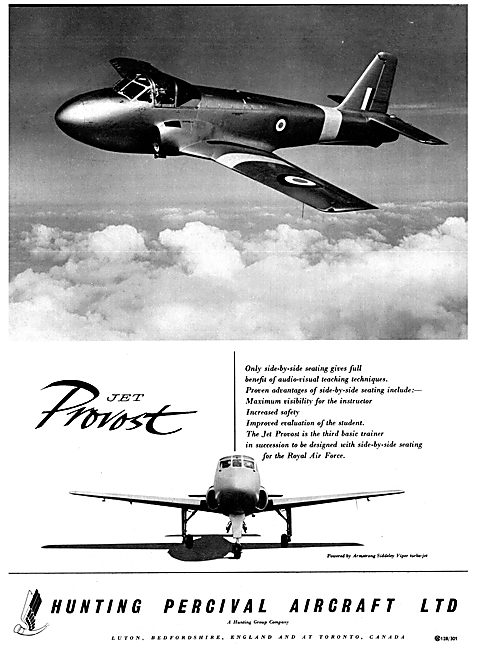 Hunting Percival Jet Provost                                     