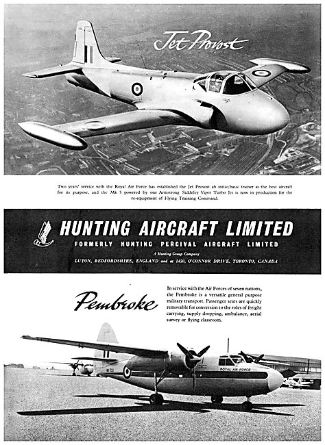 Hunting Jet Provost - Hunting Pembroke                           