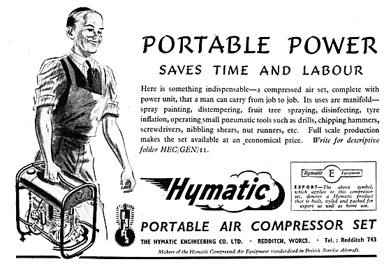 Hymatic Portable Air Compressors                                 