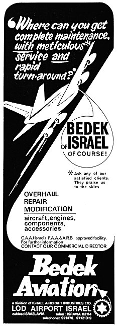 Israel Aircraft Industries. Bedek Aviation                       