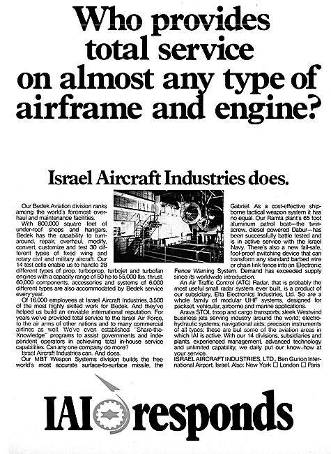 Israel Aircraft Industries. IAI Bedek                            