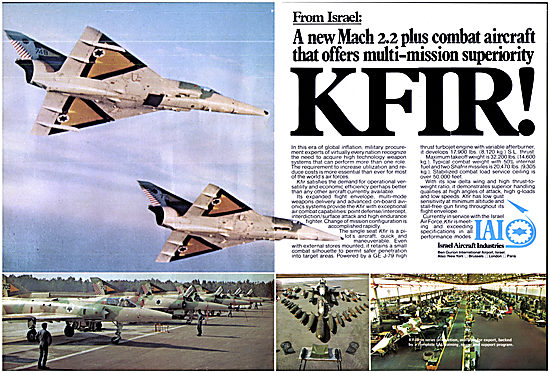 Israel Aircraft Industries. IAI Kfir                             