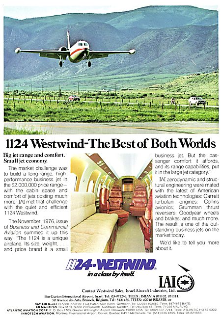 Israel Aircraft Industries. IAI 1124 Westwind                    