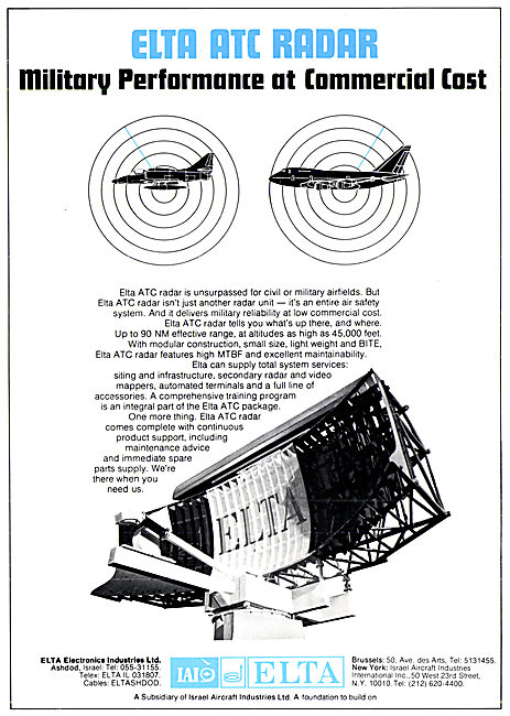 Israel Aircraft Industries. Elta ATC Radar                       