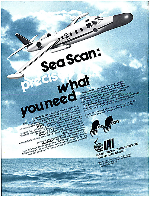 Israel Aircraft Industries. Sea Scan 1979                        