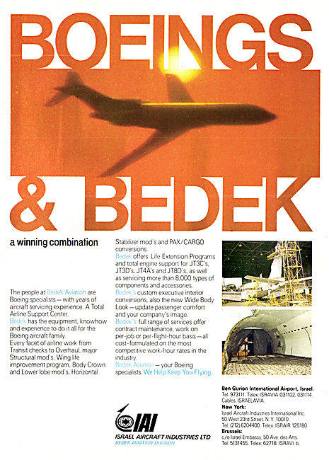Israel Aircraft Industries IAI . Bedek Aviation                  