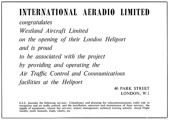 International Aeradio: IAL Air Traffic Control Installations     