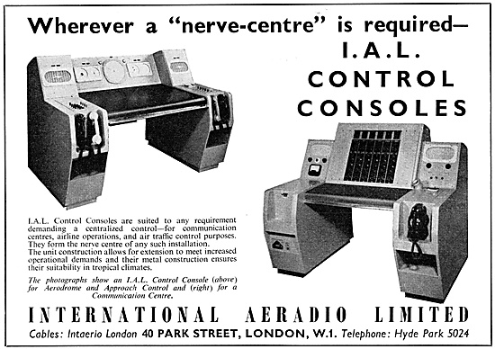 International Aeradio: IAL ATC Control Consoles                  