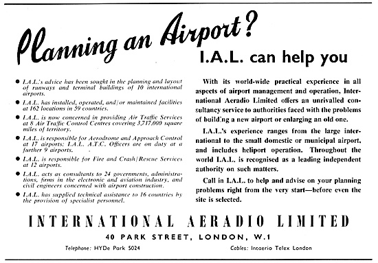 International Aeradio: IAL ATC Airport Consultancy & Services    