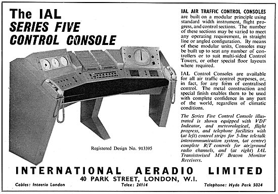 International Aeradio: IAL Series Five  ATC Control Consoles     