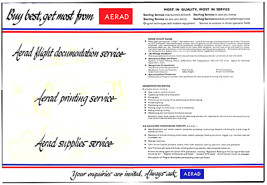 International Aeradio AERAD Flight Documentation & Flight Guides 