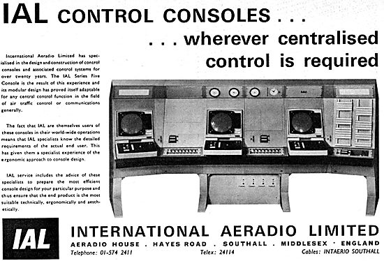 International Aeradio: IAL ATC Control Consoles  & Charts        