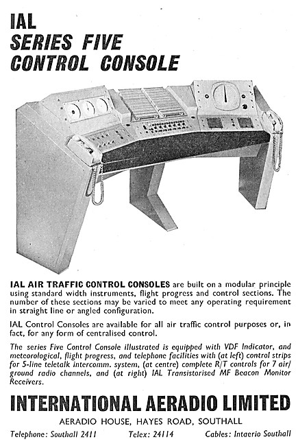 International Aeradio: IAL Series Five ATC Control Consoles      
