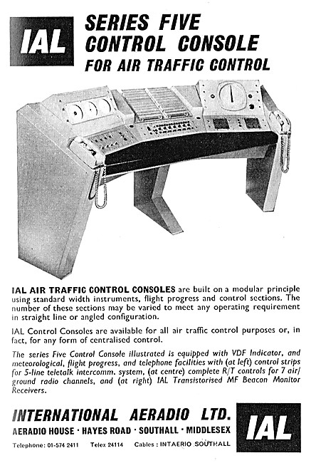International Aeradio. IAL Series Five ATC Control Consoles      