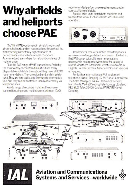 International Aeradio: IAL PAE VHF Transmitters                  