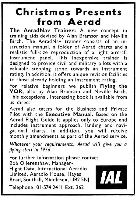 International Aeradio: AeradNav Trainer. Bramson & Birch         