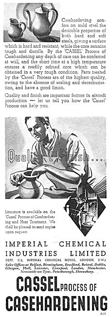 ICI Cassel Process Of Casehardening & Heat Treatment             