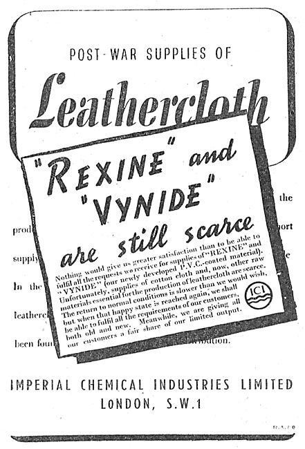 ICI Leathercloth Rexine & Vynide                                 