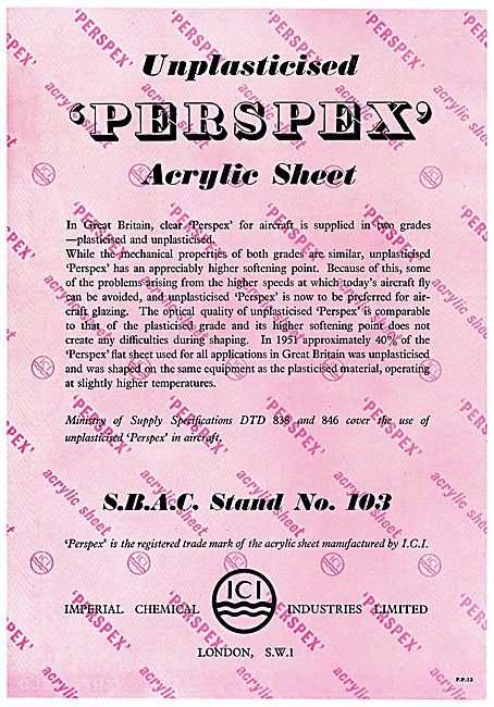 ICI Plastics - Perspex Acrylic Sheet                             