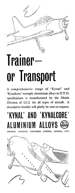 ICI Imperial Chemical Industries Kynal & Kynalcore Alloys        