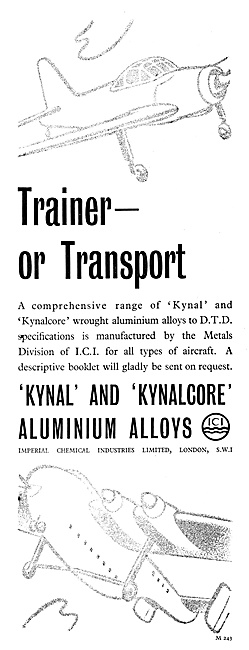 ICI KYNAL & KYNALCORE Aluminium Alloys                           