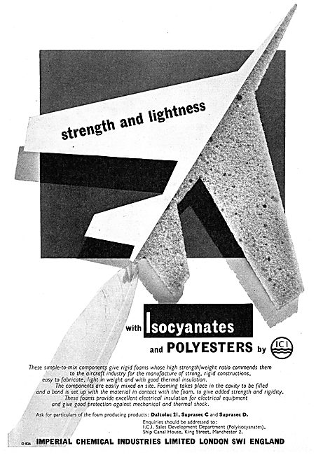 I.C.I. Imperial Chemical Industries. ICI Isoclynates & Polyesters