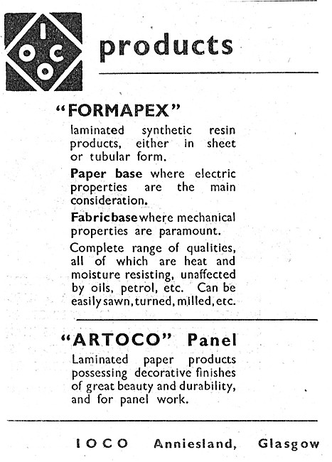 IOCO Formapex Laminated Plastics - ARTACO Laminated Paper Panels 