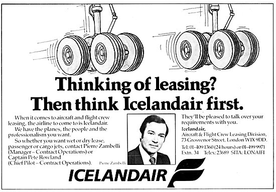 Icelandair Aircraft Leasing                                      