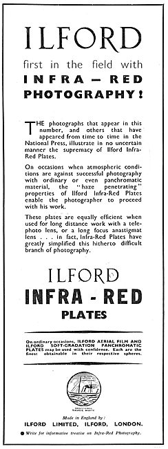 Ilford First In Infra Red Photography                            