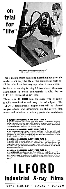 Ilford Industrial X-Ray Films                                    