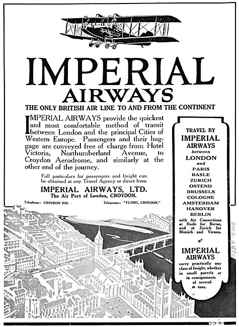 Imperial Airways 1925                                            