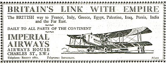 Imperial Airways - Britain's Link With Empire                    