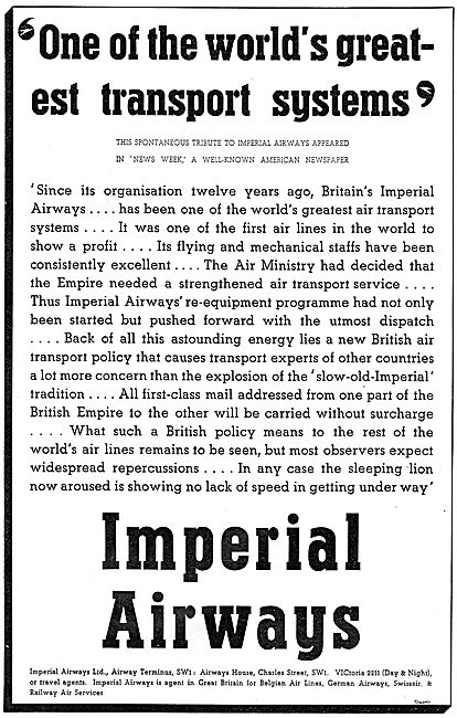 Imperial Airways                                                 