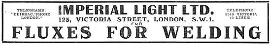 Imperial Light Welding Fluxes 1917                               